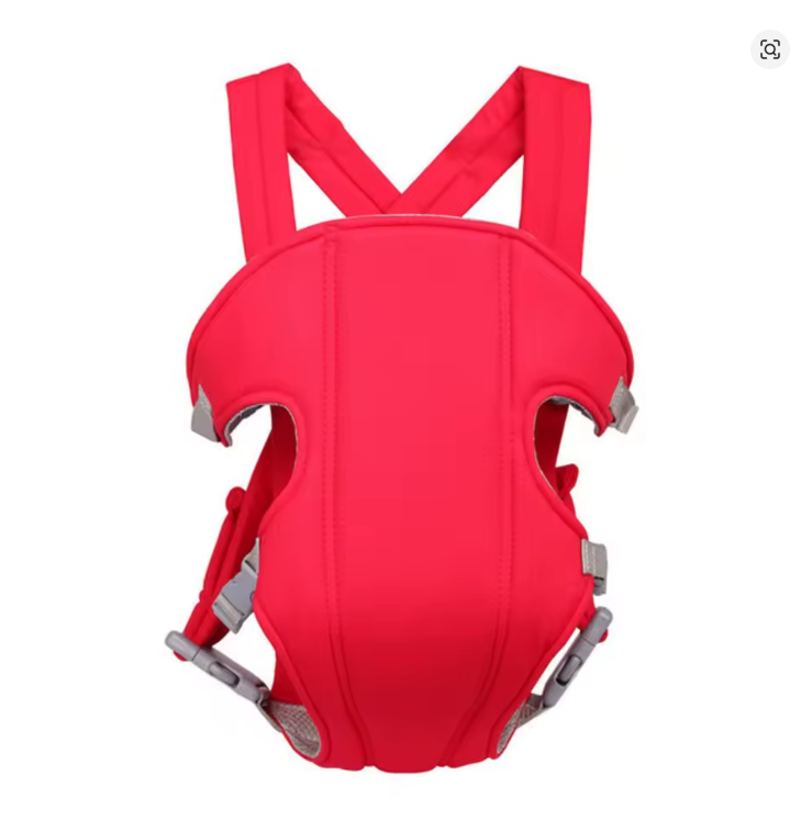 Porte_bébé_Respirant_rouge