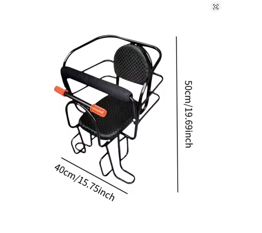 Porte_bébé_vélo_Aventure_noir