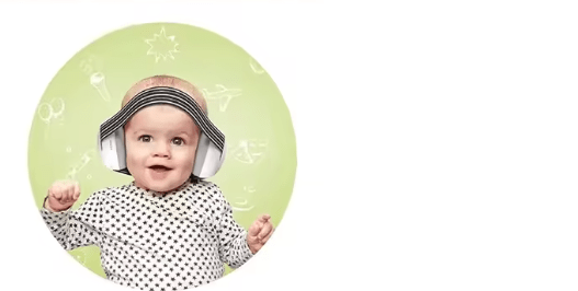 Casque anti bruit bébé | Paix - L'espace bébé