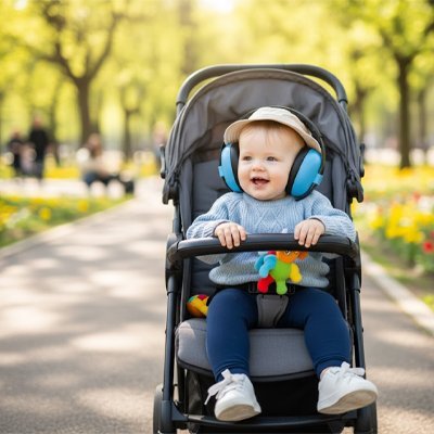 Casque anti bruit bébé | Protection Confort - L'espace bébé