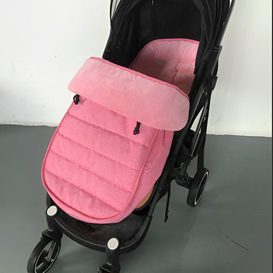 Chancelière-poussette-confortable-rose
