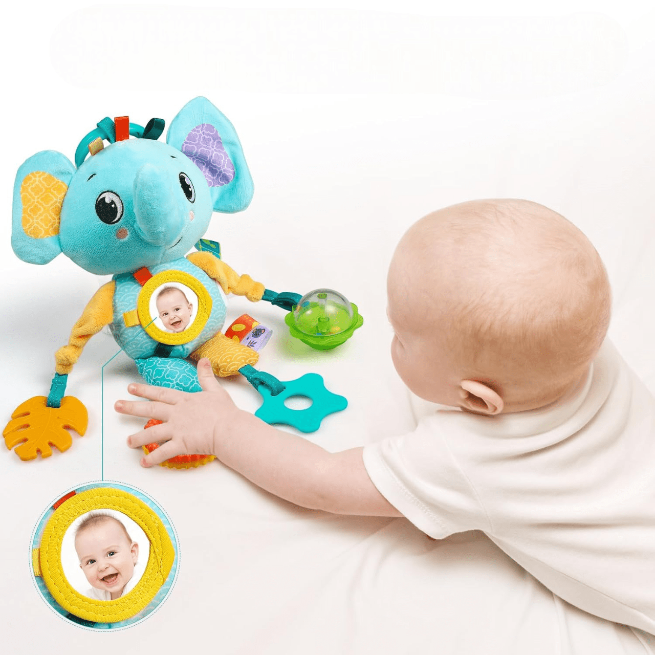 Jouet d'éveil - SoftHangingToy™ - Elephant - L'espace bébé