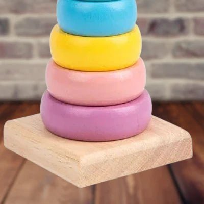 Jouet en Bois - WoodenToys™ - Tour Macaron - L'espace bébé