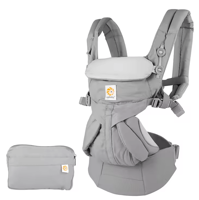 Porte-bébé-bretelles 360° ajustables-gris