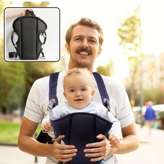 Porte-bébé-papa-sourire