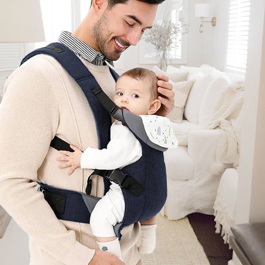 Porte-bébé-multiposition-papa-et-bébé