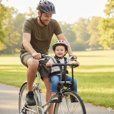 Porte bébé vélo | SecurConfort - L'espace bébé